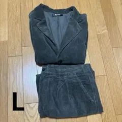 kutirコーデュロイセットアップ　Lサイズ