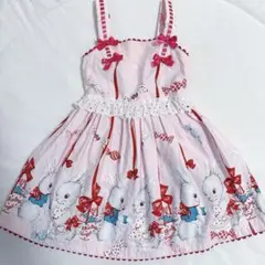 【最終値下げ】シャーリーテンプルキャンディバニー ジャンパースカート 100cm