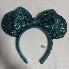 ディズニーミニーマウス型カチューシャ スパンコール