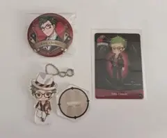 ツイステ　トレイクローバー　缶バッチ　カード　アクスタ　アクキー