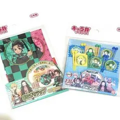 【新品】鬼滅の刃 お弁当セット ピックス＆おにぎりラップ キャラ弁