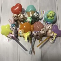 ダッフィー&フレンズ　ぬいぐるみ　スティック　キーホルダー　まとめ売り