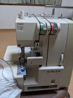 SINGER シンガー 1本針3本糸ロックミシン 14U812 電源ペダル付き