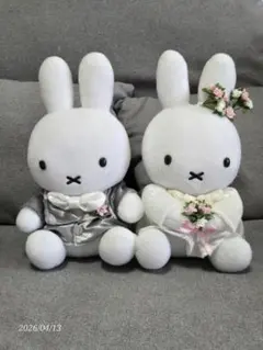 ミッフィー ウェディングドール 2体セット 結婚式　ウェルカムドール