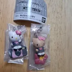 サンリオ　平成ギャルチャーム　キティ　日焼けキティ　2種