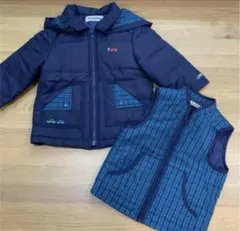 ファミリア　アウター ダウンジャケット 80 ジャンパー　ベスト