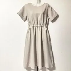 GLOBAL WORK グローバルワーク 半袖ワンピース ベージュ M