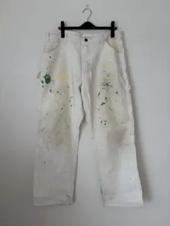 Dickes ペンキ ペインターパンツ ホワイト ビンテージ
