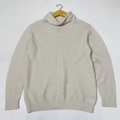 HAWICO スコットランド製 カシミヤシルク タートルネックニット