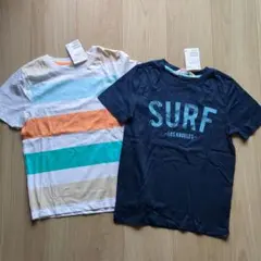 新品　エイチアンドエム　Tシャツ 120 130 2枚セット
