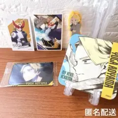 青山優雅 ヒロアカ コースター デコステッカー カード ラバースタンド セット