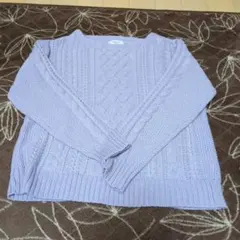 Techichi TERRASSE 薄紫 ニットセーター 長袖