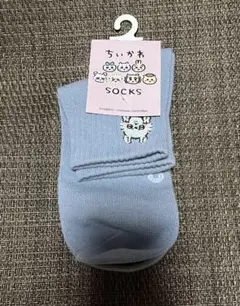 ちいかわ ショートソックス ワンポイント刺繍 モモンガ 22～24cm