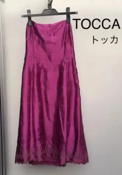 【新品】超特価 TOCCA トッカ シルク刺繍ワンピース
