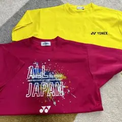 YONEX ALL JAPAN Tシャツ 2枚セット