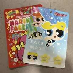 キャラクターフェイスパック2枚セット　パワーパフガールズ　マイメロのサムネイル