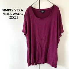 SIMPLY VERA VERA WANG 【XXL】半袖 Tシャツ マゼンタ