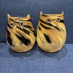 MURANO ムラーノグラス フラワーベース フクロウ イタリア製 MURANO ムラーノグラス フラワーベース フクロウ イタリア製 - メルカリ