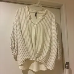七分丈のブラウス