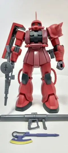 ガンプラ シャア専用ザク 塗装 墨入れあり 1分の48 - メルカリ