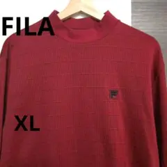 FILA フィラ ハイネック 長袖シャツ スウェット トレーナー 日本製 ゴルフ