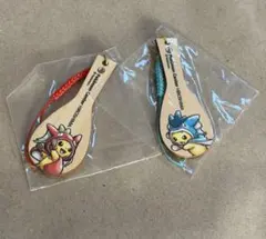 ポケモンセンター　ヒロシマ　しゃもじ　ピカチュウ 2種セット 2015 レア