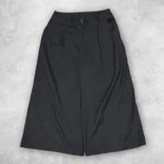 【希少】 Discoat ディスコート ワイドパンツ ガウチョ 黒 S 古着