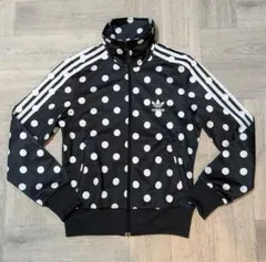 adidas トラックジャケット ドット柄 黒 韓国 - メルカリ