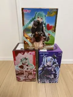 初音ミク チロルチョコ 雪ミク Outdoor フィギュア3種セット
