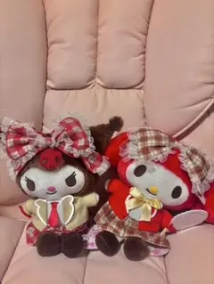 マイメロディ・クロミ ぬいぐるみ(個別購入可)制服くろみ　制服マイメロディー