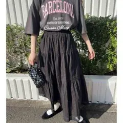 ♥️新品未使用♥️MICALLE MICALLEアシメントリーフレアスカート
