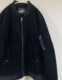 美品 90s Air Force コーデュロイ MA-1 フライトジャケット 黒