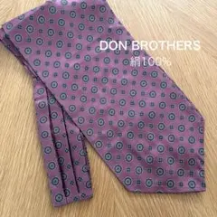 アスコットタイ　DON BROTHERS 絹100%