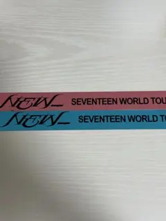 SEVENTEEN NEW_ 銀テ フル 青 ピンク 2枚セット ⑦