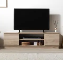 RASIK テレビ台ローボード 110cm幅 ナチュラル43型対応Velsta