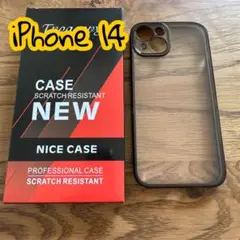 新品✨ iPhone 14 スマホケース スマホカバー ブラウン クリア ソフト