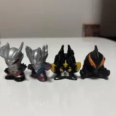 ウルトラマン 指人形 サーガ ベリアル など4体セット