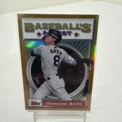 topps NPB 2025 finest 佐藤輝明選手 50シリ インサート