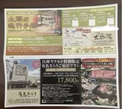￼有馬太閤の湯　1枚で4名様 2回分のサムネイル