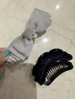 バレッタ、ヘアアクセセット