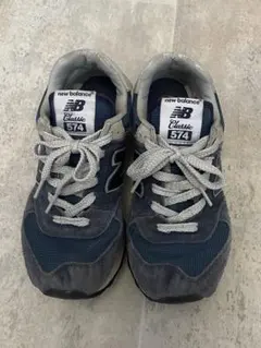 New Balance Classic 574 ネイビー/グレー スニーカー