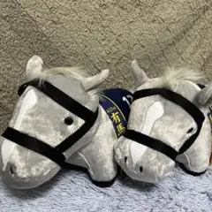 サラブレッドコレクション　ふわふわBIG ゴールドシップ2体セット