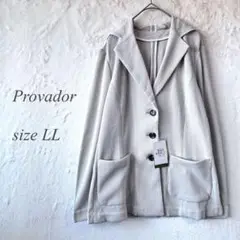 新品Provador ジャケット LLサイズ グレー フード付き 羽織 1018
