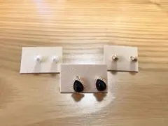 ピアス3ペアセット