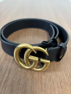 GUCCI マーモントレザーベルト レディース