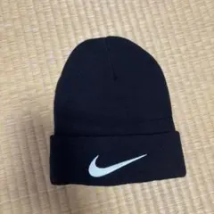 stussy NIKE ロゴ ニット帽ビーニー 黒