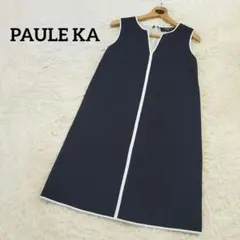 PAULE KA ポールカ 春夏 ノースリーブ シャツ ワンピース サイズ36