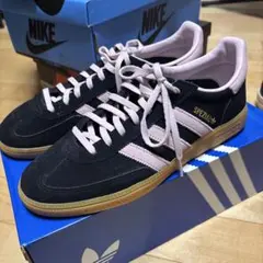 adidas Spezial ネイビー/ピンク スニーカー