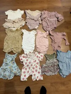 ロンパース　女の子服　70.80 まとめ売り