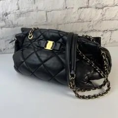 状態良好 サルヴァトーレ・フェラガモ ミニ カゴバッグ イタリア製 ブラック 楽天市場】フェラガモ 籠バッグの通販